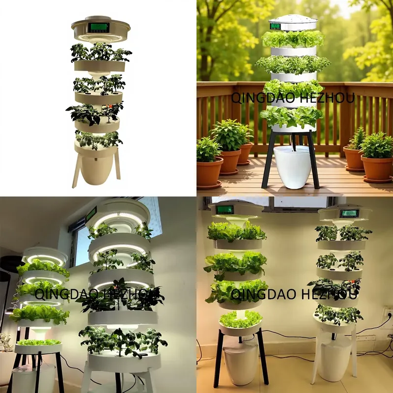 Hydroponic Tower Planter - Hezhou Intelligent Hydroponisch Systeem voor Thuisgebruik,