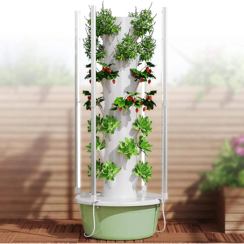 Hydroponisch kweeksysteem met  - Hydroponic Tower Planter recensie en prijs
