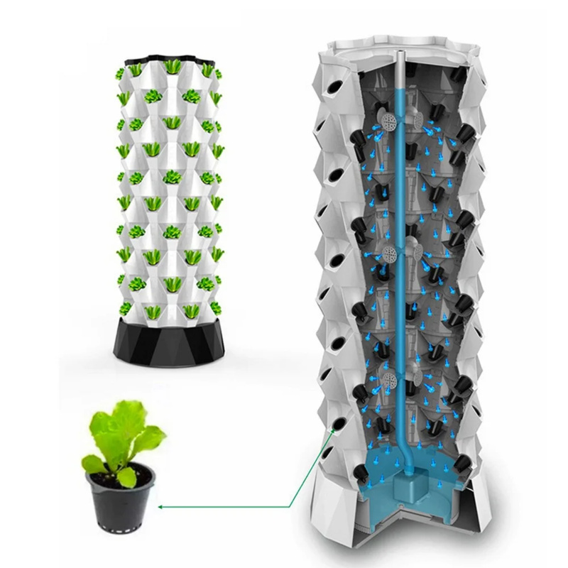 Verticale kweektoren, ananas h - Hydroponic Tower Planter recensie en prijs
