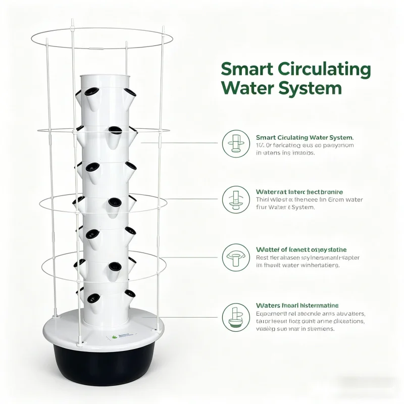 Spacetree Verticale Hydroponis - Hydroponic Tower Planter recensie en prijs