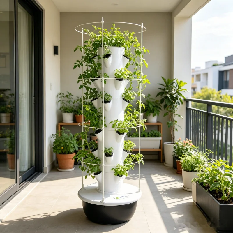 9-laags aeroponische hydroponi - Hydroponic Tower Planter recensie en prijs