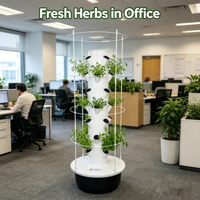 Slim verticaal hydroponisch to - Hydroponic Tower Planter recensie en prijs