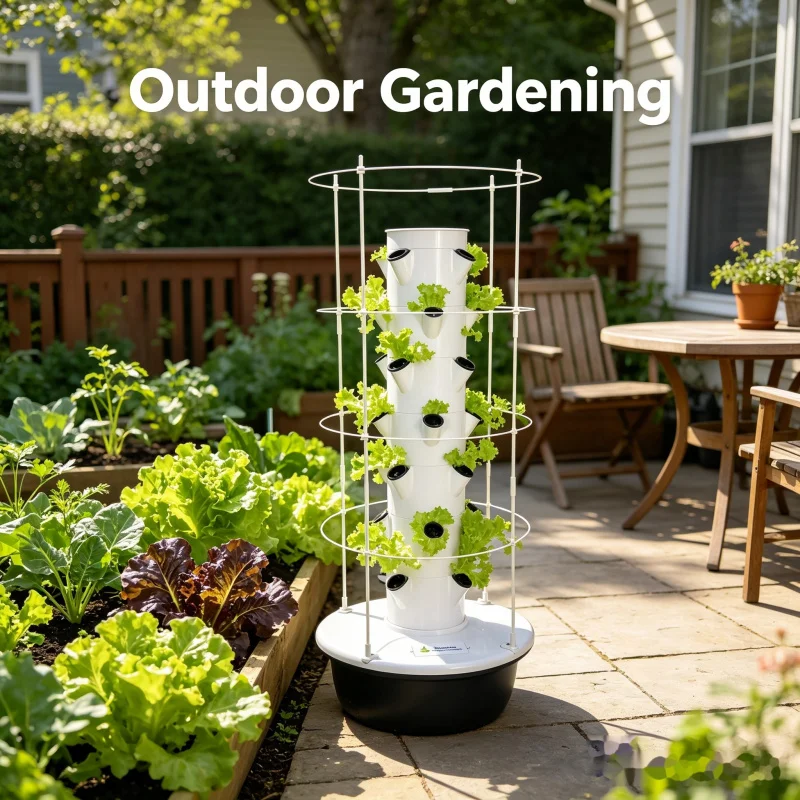Slim verticaal hydroponisch to - Hydroponic Tower Planter recensie en prijs