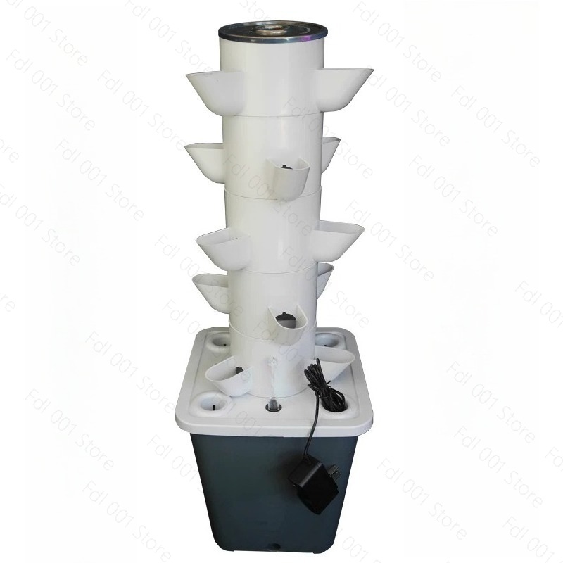 6-laags hydroponisch verticaal - Hydroponic Tower Planter recensie en prijs