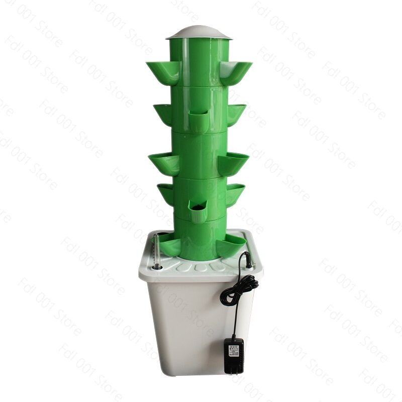 6-laags hydroponisch verticaal - Hydroponic Tower Planter recensie en prijs