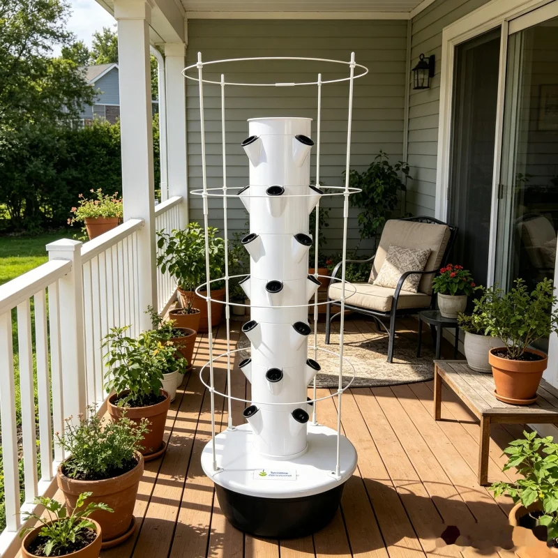 9-laags hydroponisch torenkwee - Hydroponic Tower Planter recensie en prijs