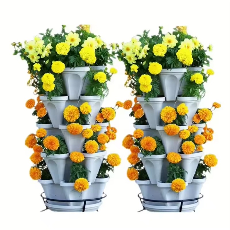 5-laags zelfwatergevend stapel - Hydroponic Tower Planter recensie en prijs