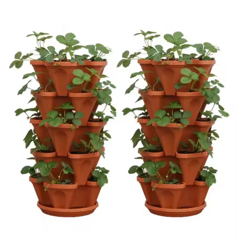 5-laags zelfwatergevend stapel - Hydroponic Tower Planter recensie en prijs