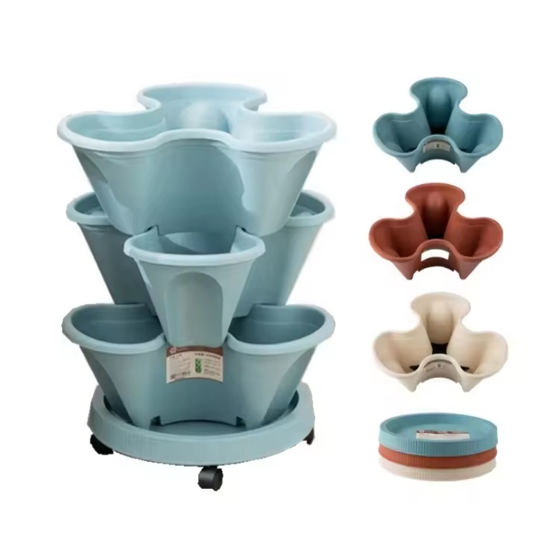5-laags zelfwatergevend stapel - Hydroponic Tower Planter recensie en prijs